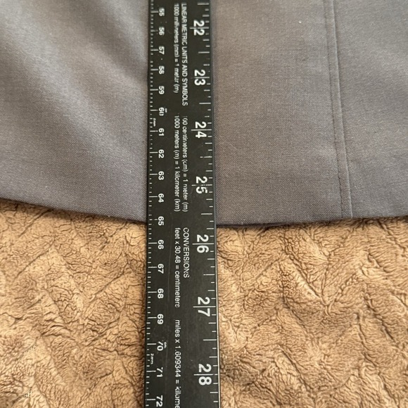 JL Studio Womens 18W Skirt A Line Gray Minimalist Preppy Office Wool Blend - Picture 4 of 6